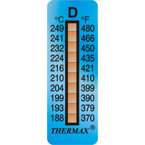 1-Temp Thermolabel 210/° F//99/° C Temperature Labels Pack of 24 Labels.